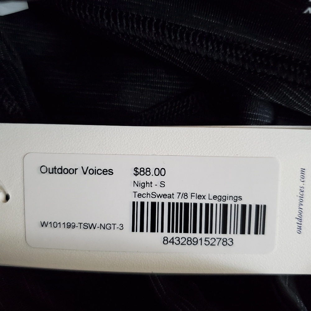 NWT Outdoor Voices Flex 7/8 High Rise Waisted Leggings Night - Picture 7 of 7